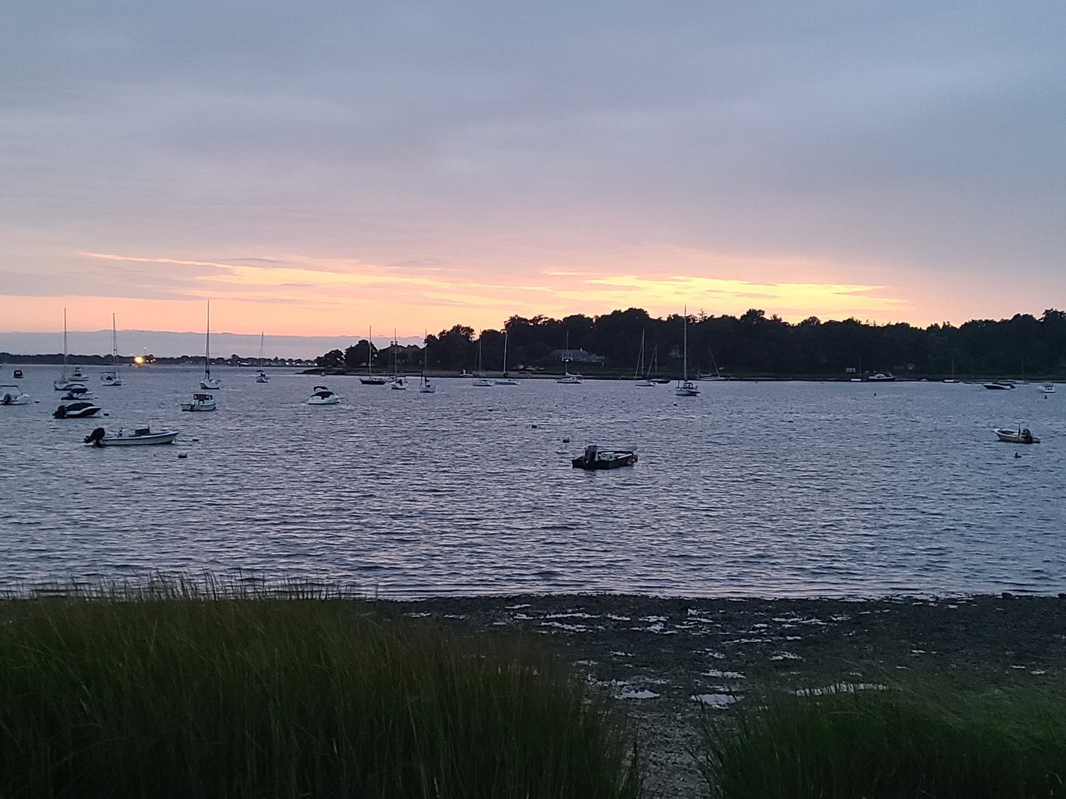 At daybreak the sound in Bayville looked pretty normal, despite Henry.