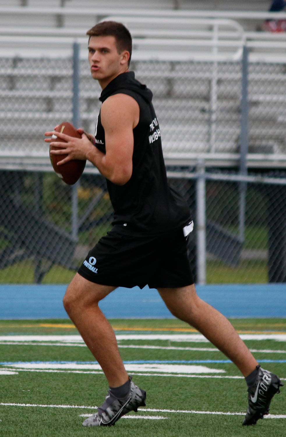 Oceanside quarterback Charlie McKee won the Thorp Award last season, given to the top player in Nassau County.