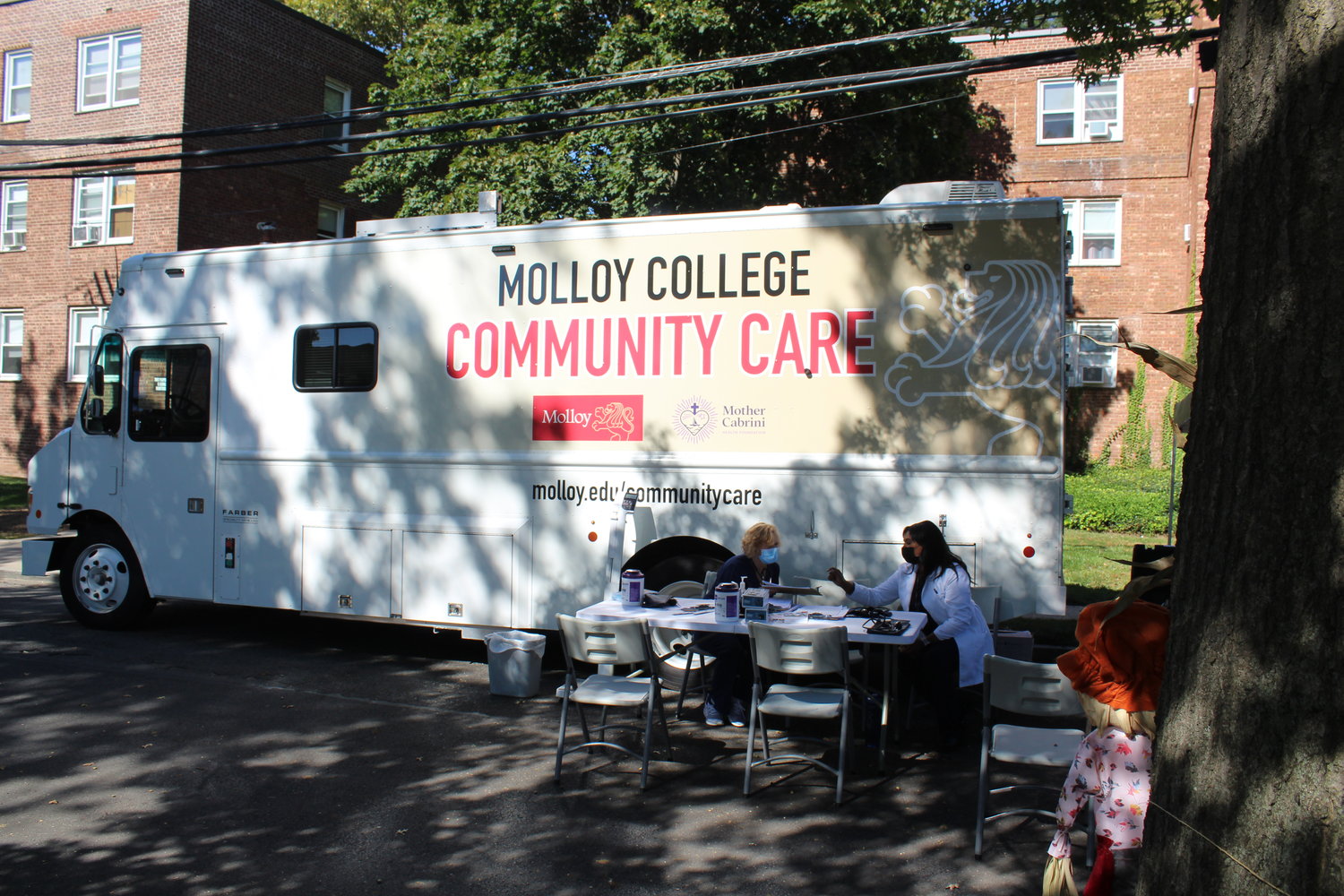 The Molloy College Community Clinic stood by waiting to help the Baldwin community.
