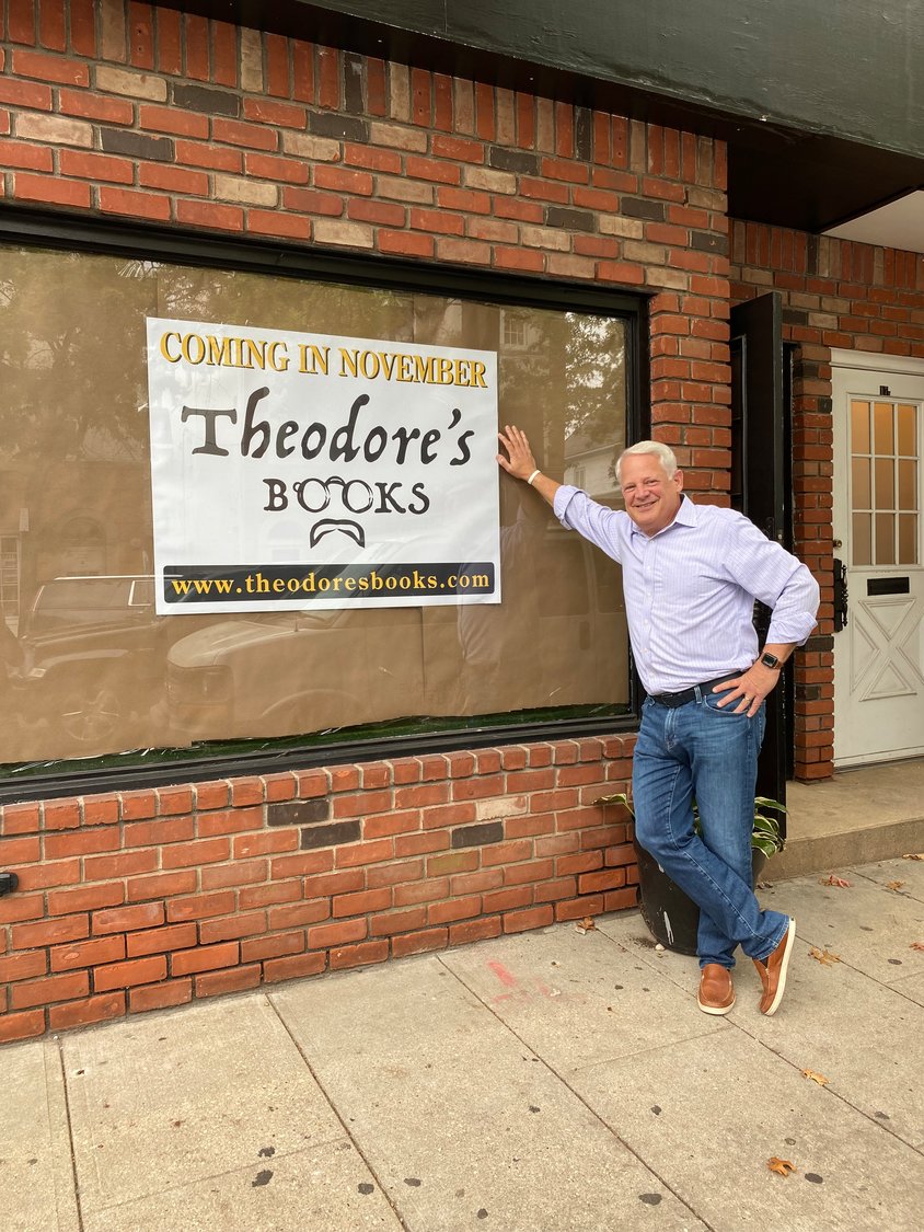 Former Congressman Steve Israel is opening Theodore’s Books in November.