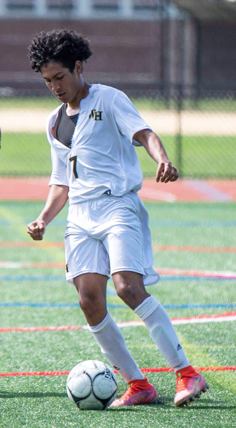 Senior Derek Chinchilla scored twice in each of West Hempstead's final two regular-season games and has a team-leading 8 goals this fall.