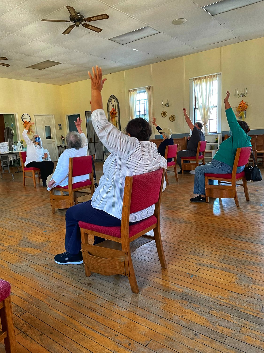 Seniors can now take part in free chair yoga classes at the St. Francis Episcopal Church in North Bellmore.