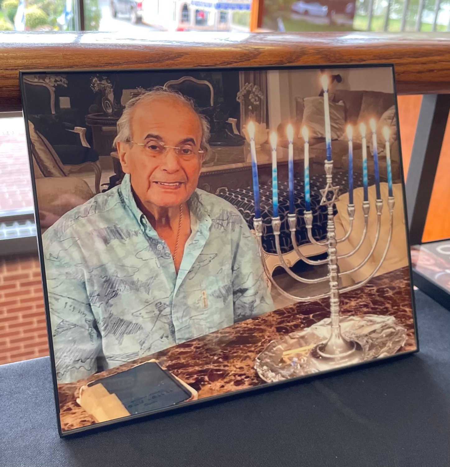 Adwar, a longtime Merrick resident and congregation member, died last year. His family sponsored the new Torah in his honor.
