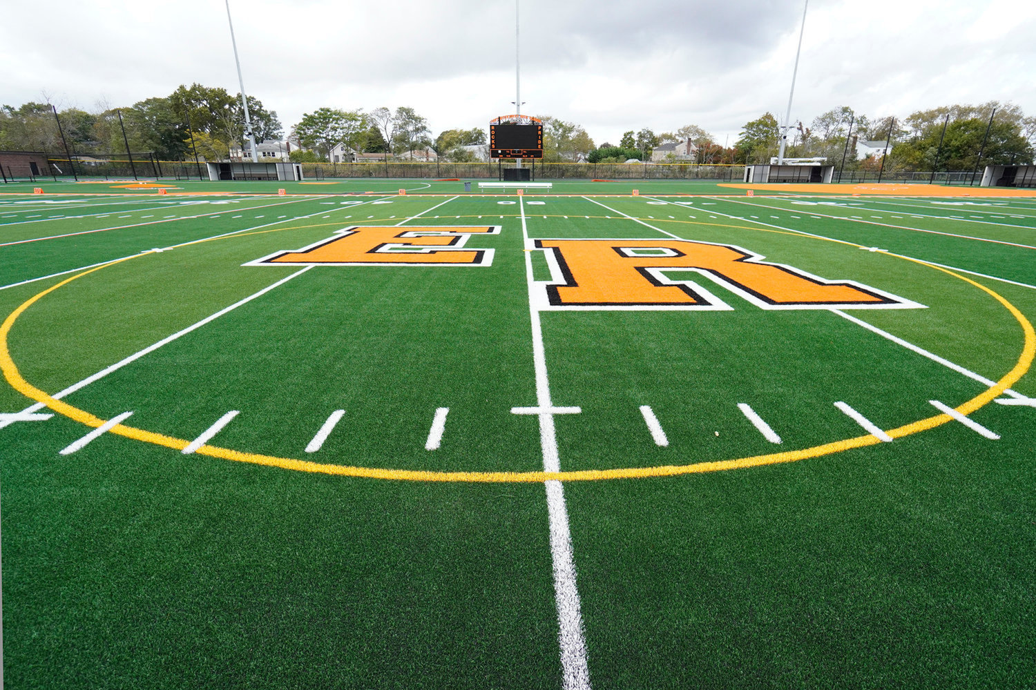 Part of the $27.7 million bond that East Rockaway voters approved in November 2019 funded the new athletic field, which hosted a “soft” opening last month.