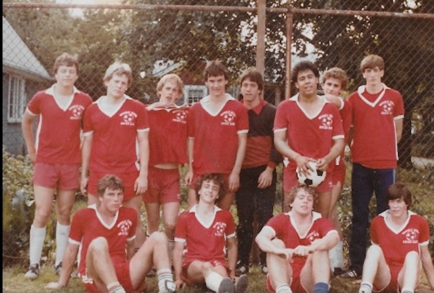 A Rockville Centre Soccer Club team from 1980, above.