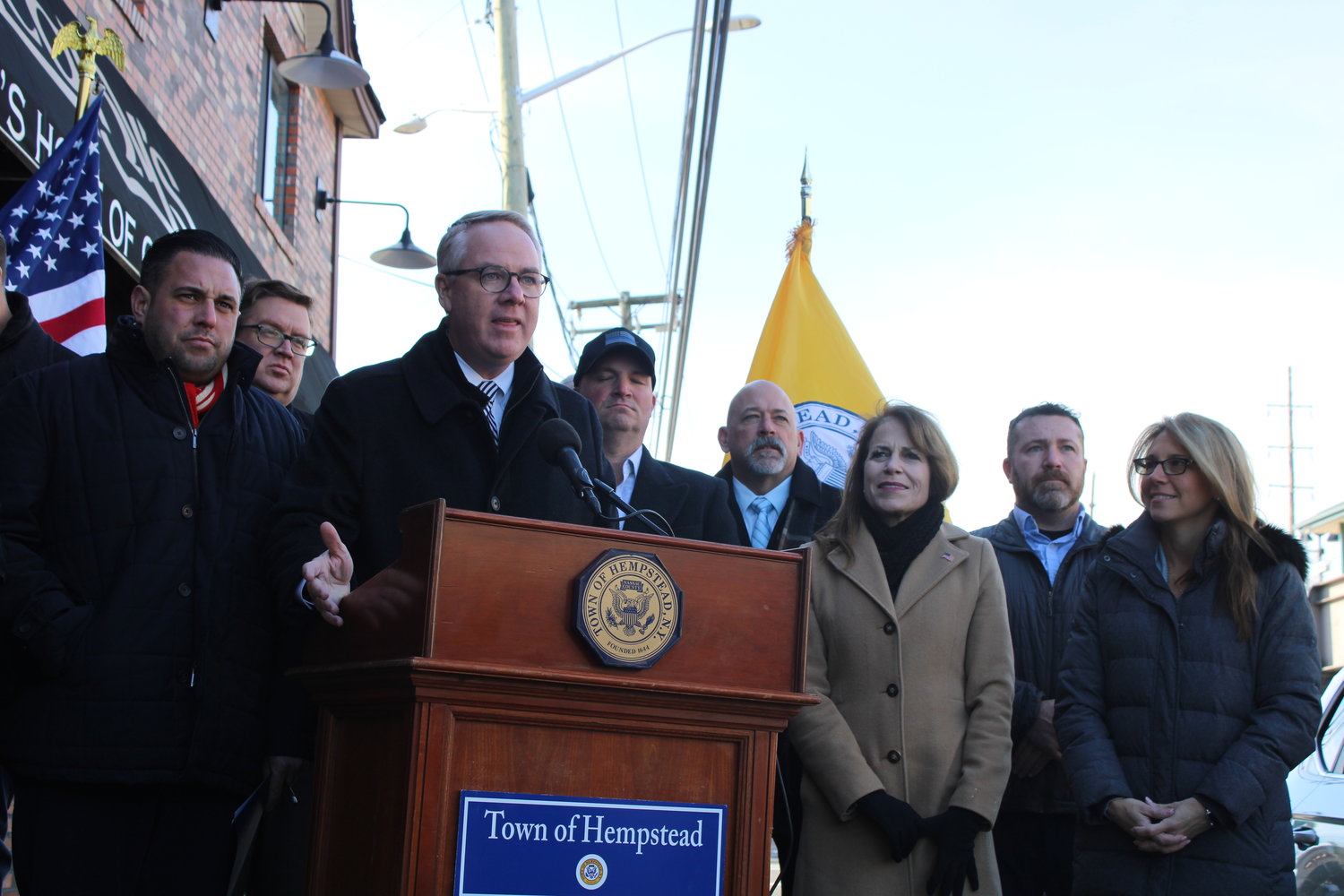 On Jan. 12, Town of Hempstead Supervisor Don Clavin announced an upcoming fundraiser at Mulcahy's Pub and Concert Hall in Wantagh to benefit fallen or injured law enforcement officers and their families.