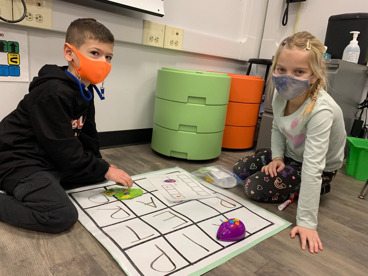 Third graders at Lakeside Levy School in Merrick Union Free School District imagined what it would be like to be trapped inside a snow globe.
