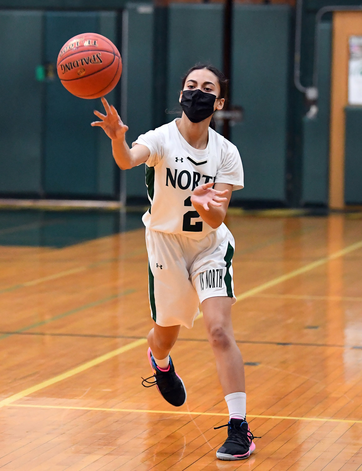Sophomore Alyanna Nadal scored 10 points on Jan. 20 as the Spartans improved to 5-7 overall with a non-conference victory over Glen Cove.