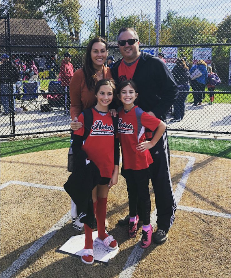 Melissa Nails and her husband, Tom, are involved in the community with their daughters, Sophia, left, and Olivia. Melissa has taken a leading role in the Bowling Green Elementary PTA.