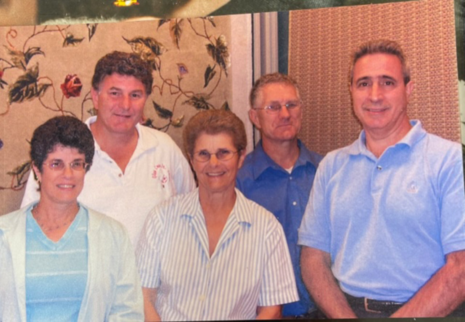 THe children of the late founder of Glen Floors, Fred Capobianco, from left, Jane Rodier, Jerry Capobianco, Carol Nelson and Bill Capobianco, and Bill’s son-in-law, Michael Capobianco, continue Fred’s legacy at Glen Floors.