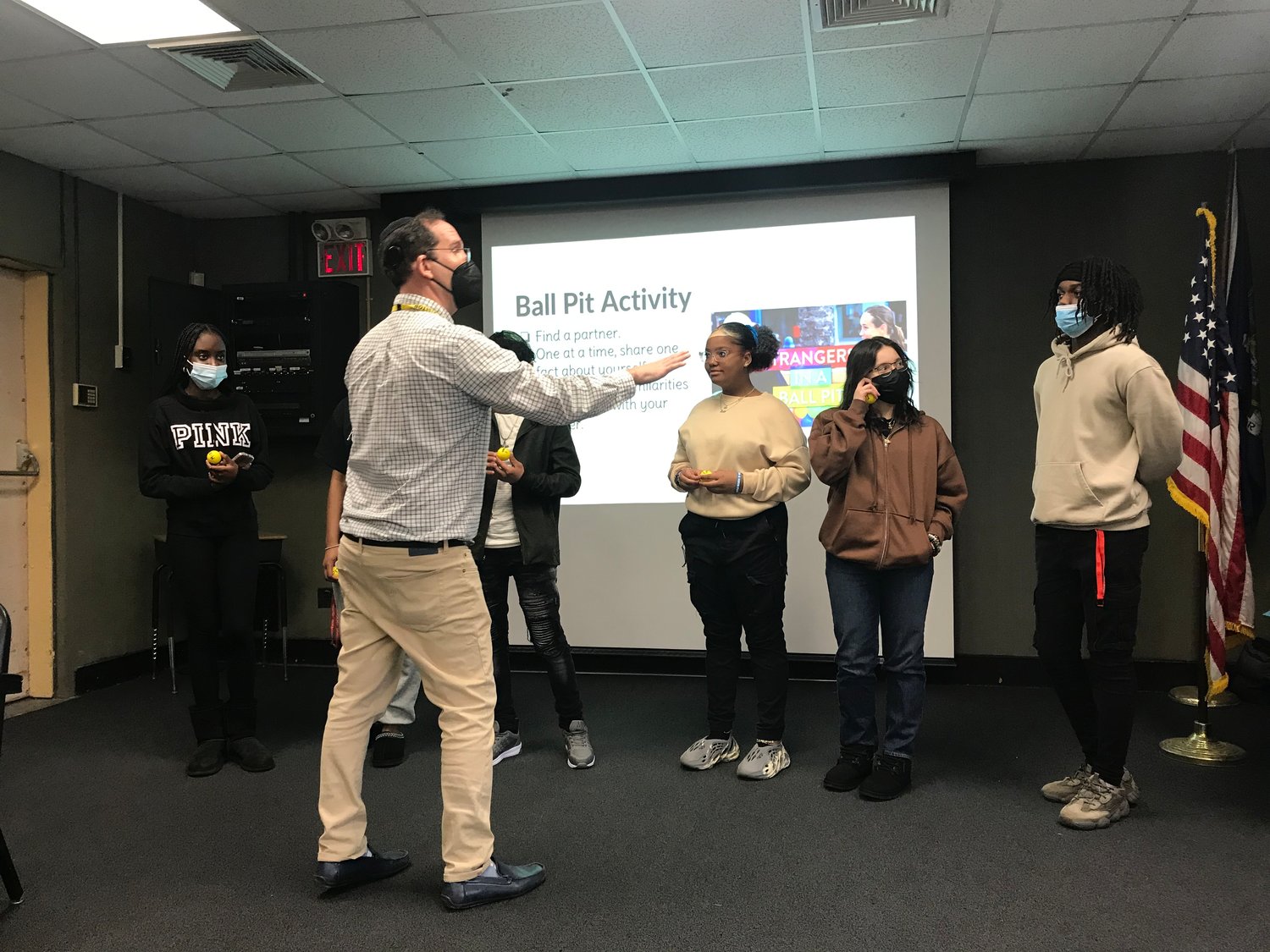 Students participated in the interactive workshops which were hosted by Dr. Avi Marcovitz, director of education for the Nassau County Holocaust Memorial and Tolerance Center.