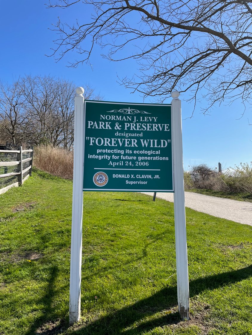 The Norman J. Levy Park and Preserve is the town’s proudest example of recycling. A former landfill, it boasts walking paths, fishing piers, kayak launches and panoramic views of Long Island and Manhattan from the hill’s summit.