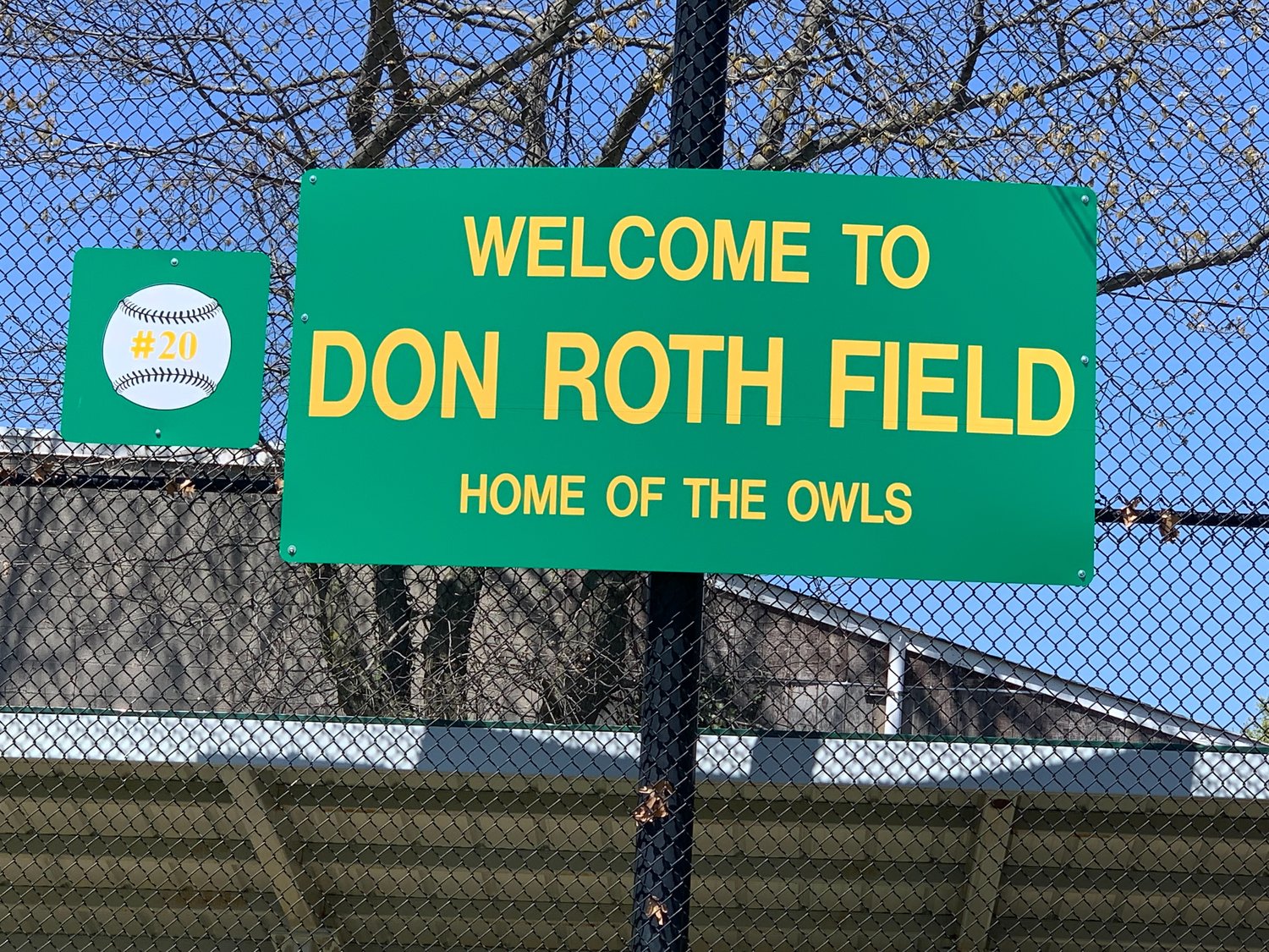 The field at Lynbrook South Middle School now bears Roth’s name.