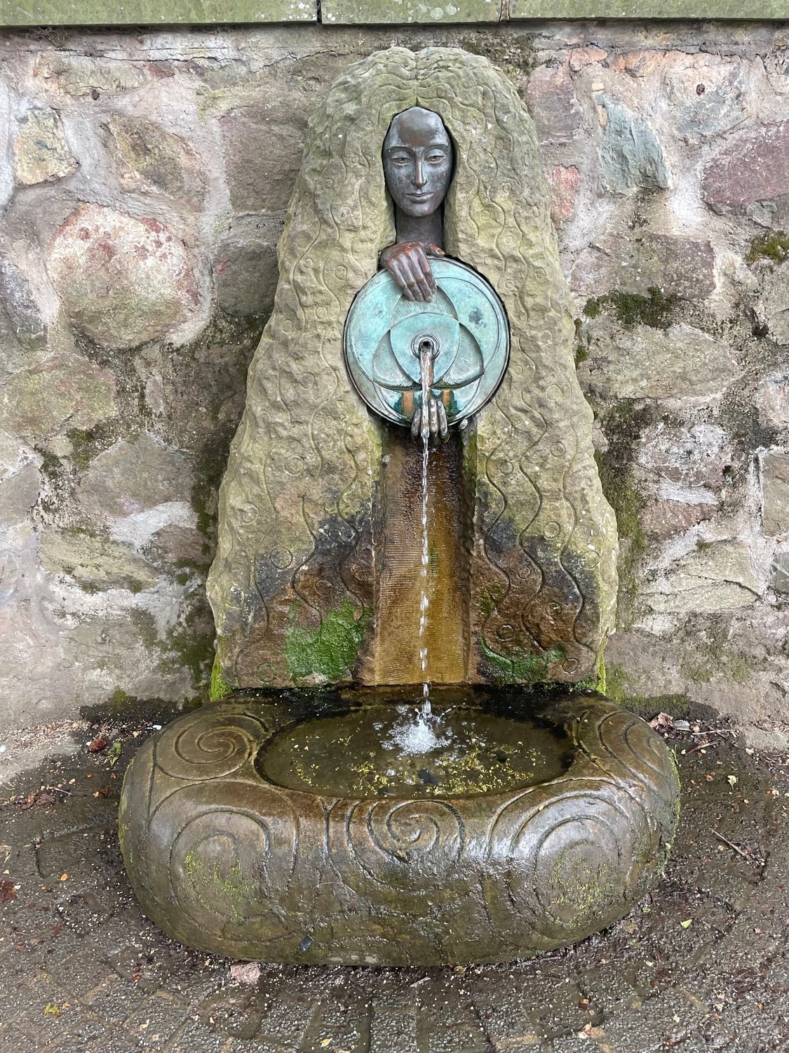 The fountain of Malvhina in Great Malvern.