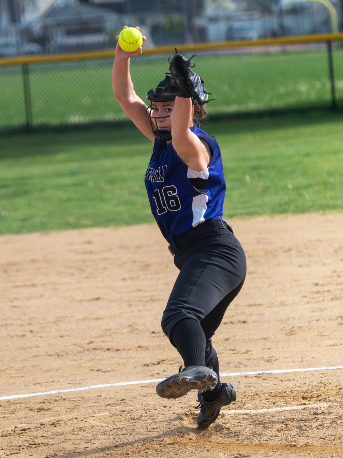Sophomore pitcher Madison DeMaio has been dominant this spring and tossed a no-hitter May 5 in a 4-0 win over Locust Valley.