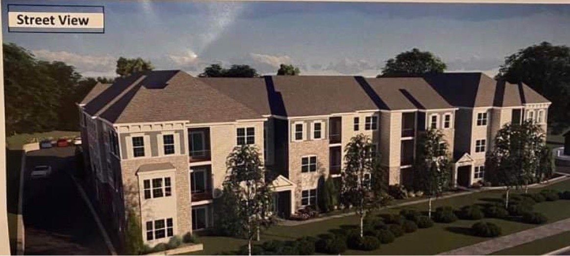 If approved by the Town Board, the proposed apartment complex on Bellmore Road would resemble the one above.