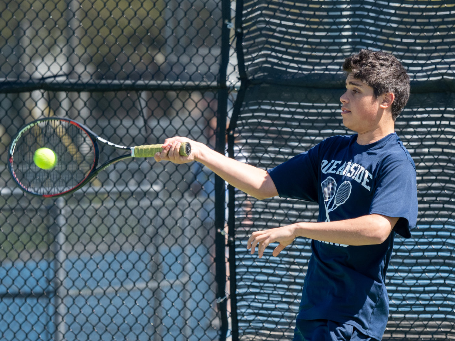 Senior Spencer Roth returned as Oceanside’s No. 1 singles player and won 10 of 13 matches with one remaining in the regular season.