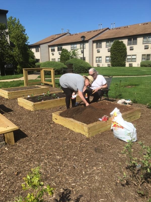 Oceanside Cove residents say they have enjoyed working in their new community garden.