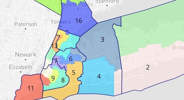 The statewide redistricting map approved last week places most of Elmont, as well as Valley Stream and Inwood, into to the 4th Congressional District.