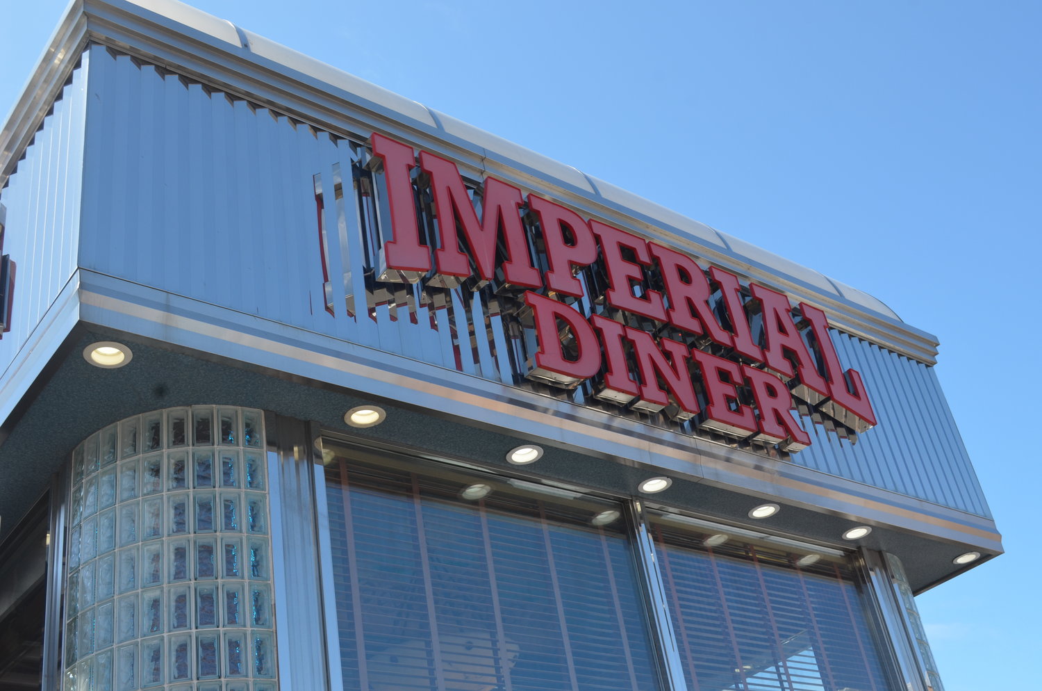 The marquee of the Imperial Diner at 63 W. Merrick Road has been a magnet for seekers of good food and fellowship for half a century.