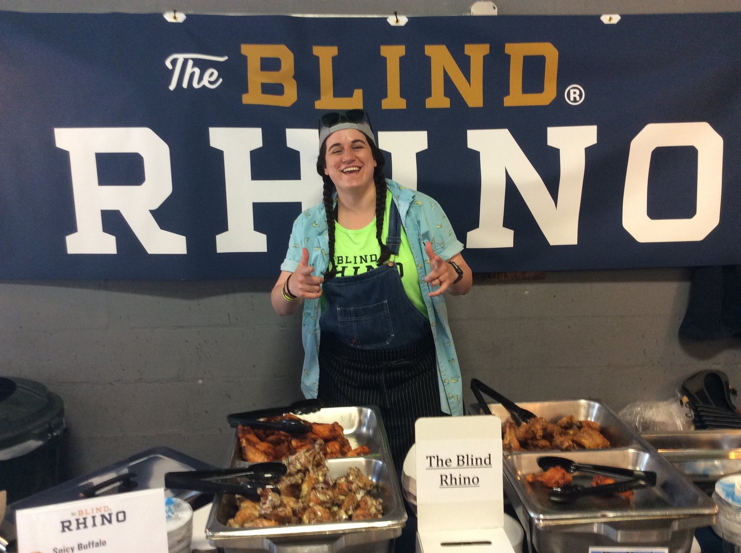 Blind Rhino came from Connecticut to enter its wings in the contest.