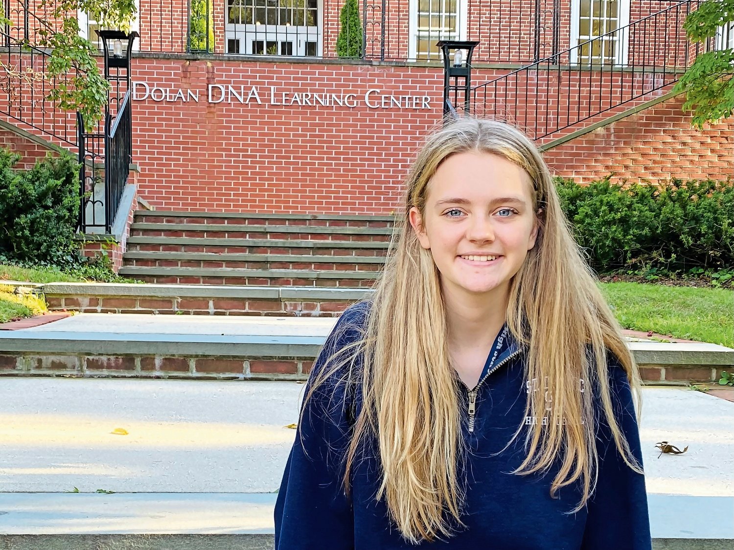 Croi Spillane, a student at St. Dominic High School, was chosen to intern at the Cold Spring Harbor Laboratory DNA Lab Learning Center.
