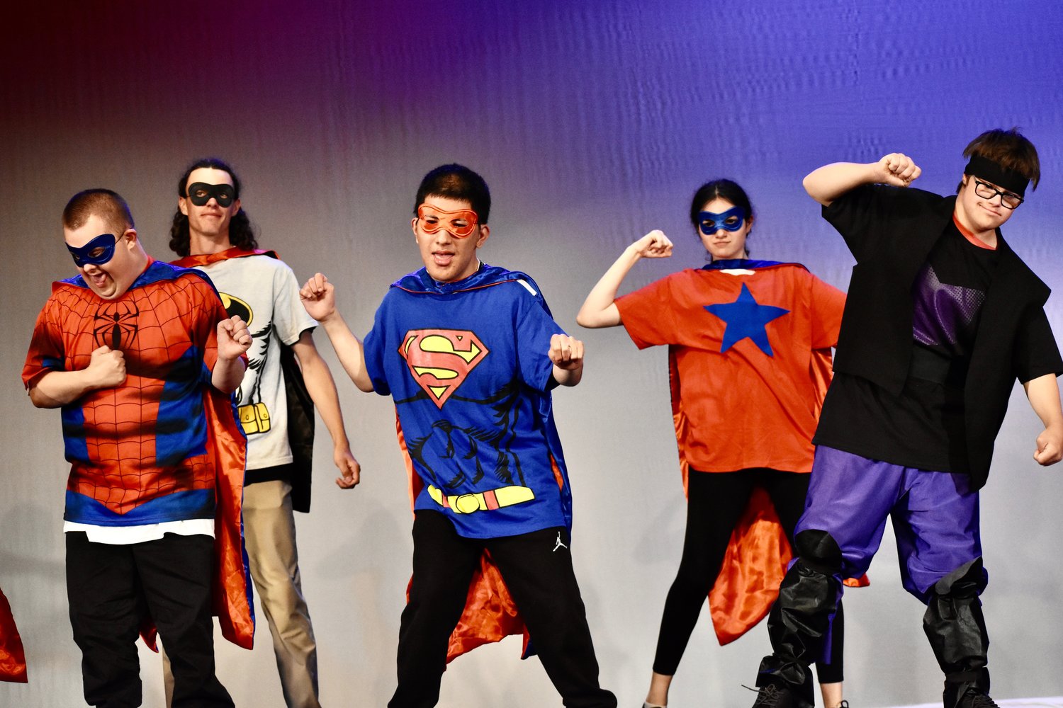 Centre Stage students performed as their favorite superheroes at the South Side High School auditorium last Thursday and Friday.