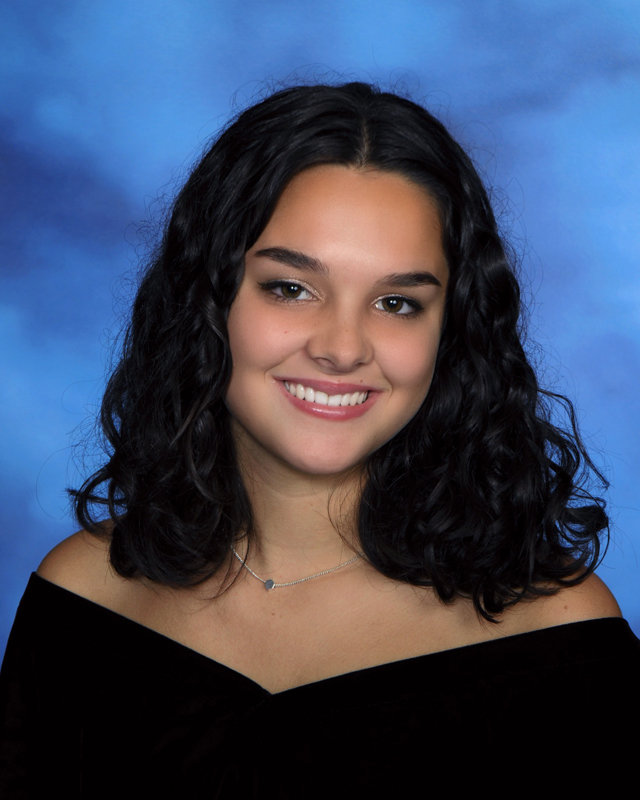 Valedictorian Elise Smith and Salutatorian Karina Rios supported each other in their efforts to achieve the highest GPAs in Freeport High’s class of ’22.