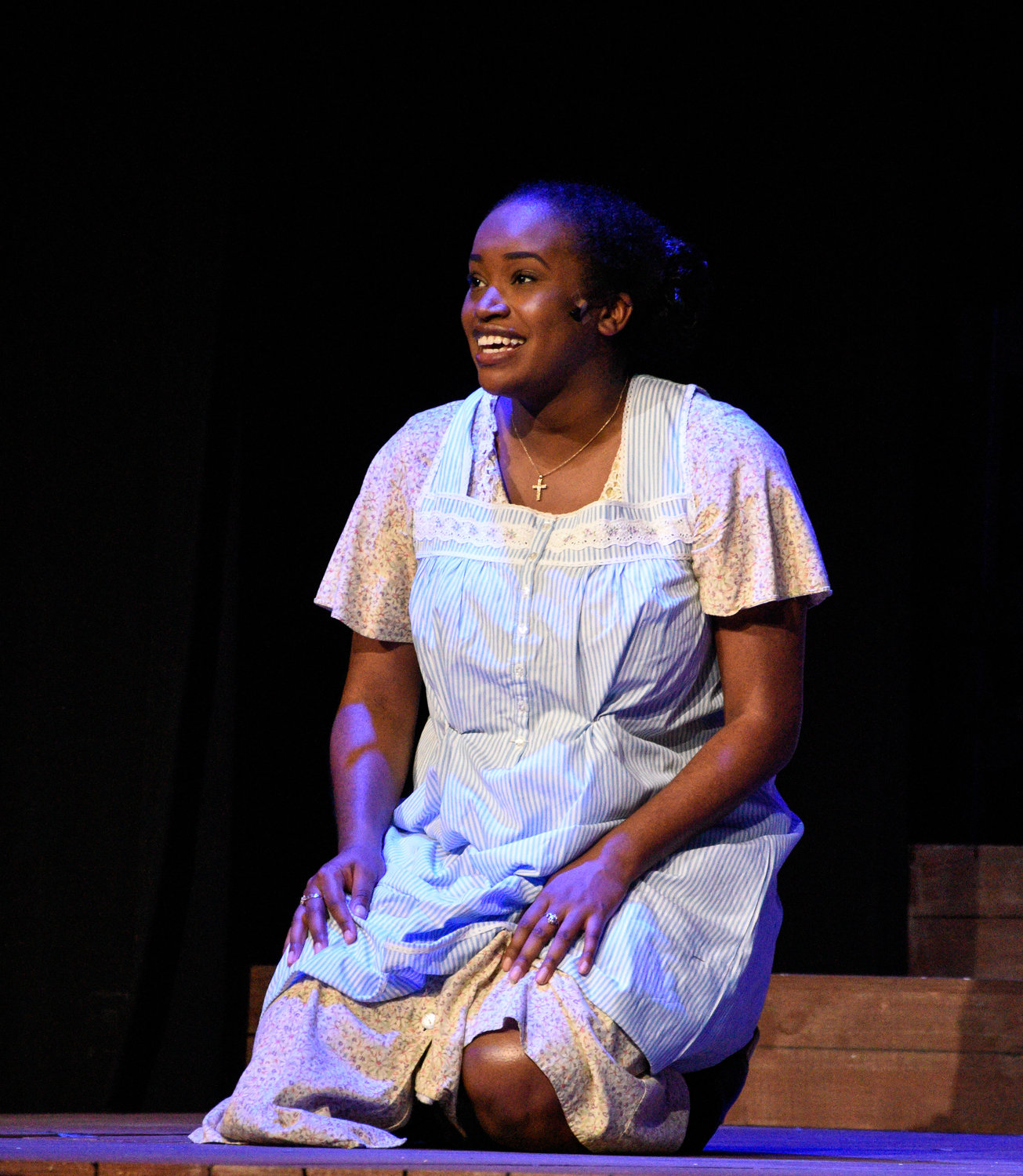 Ellisha Marie as Sofia in Plaza Broadway’s revival of ‘The Color Purple,’ which continues through Sunday, June 12, at Plaza Broadway Long Island’s Elmont Memorial Library Theatre, 700 Hempstead Turnpike, in Elmont.
