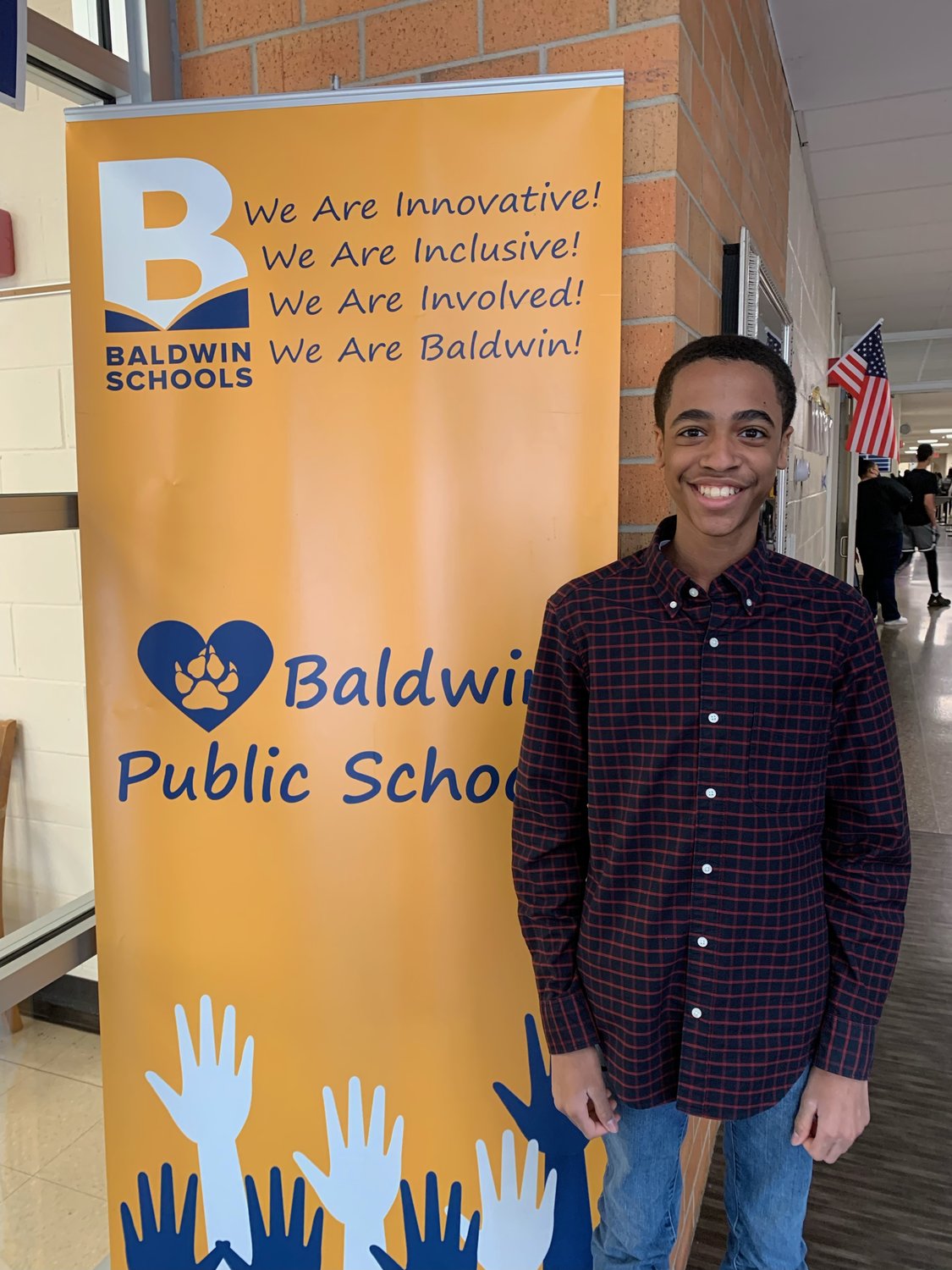 Ethan Questelles, an eighth grader at Baldwin Middle School scored a perfect grade at the Continental Mathematics League (CML) Euclidean Division.