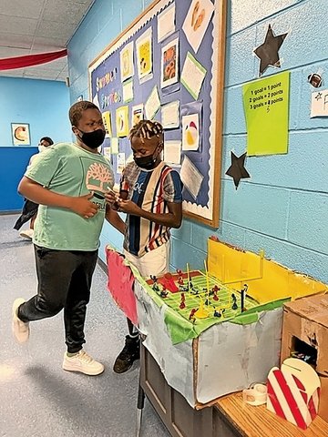 The endless inventiveness of schoolchildren was on display at Northern Parkway Elementary School’s Cardboard Carnival. 