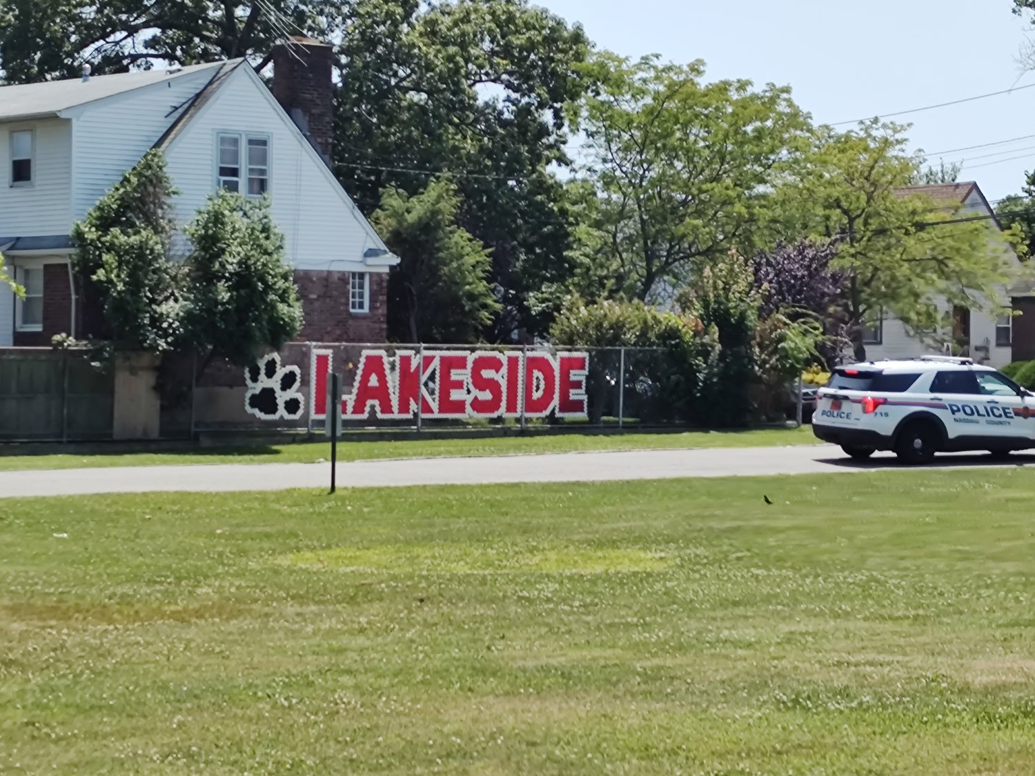 Explosive making devices were found outside of Levy Lakeside School in Merrick on June 24.