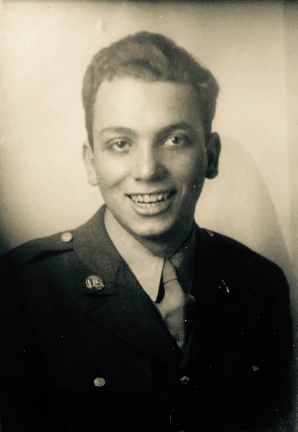 William Kellerman, an East Atlantic Beach resident, when he was a soldier in World War II.