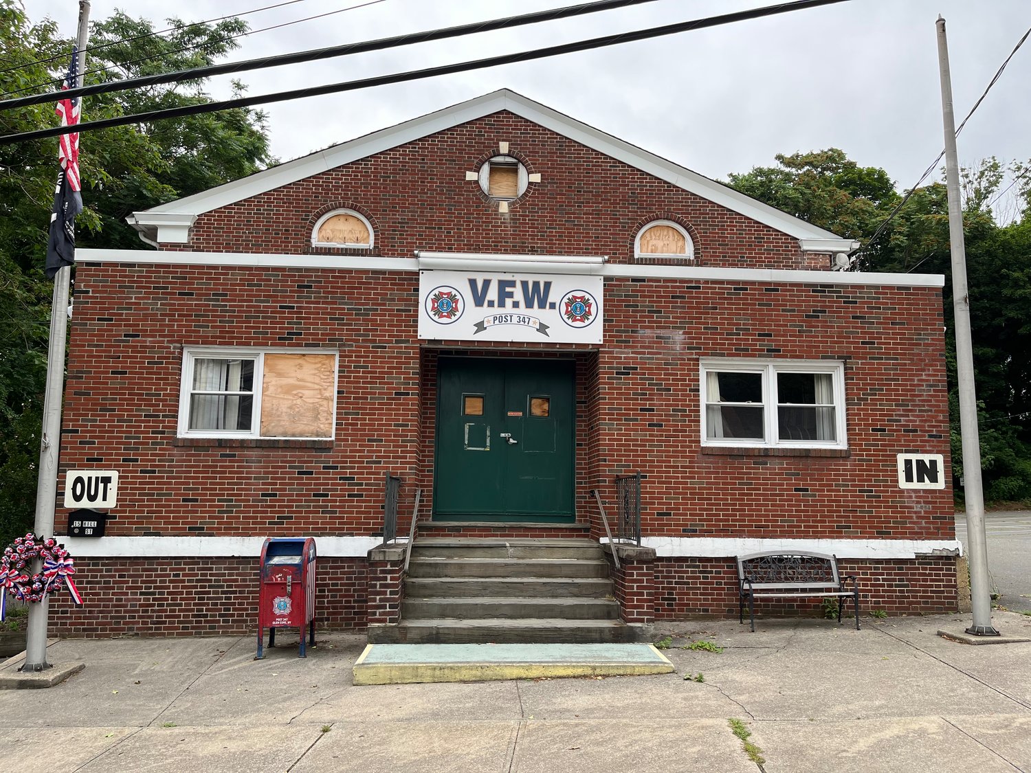 The Glen Cove Veterans of Foreign Wars Post 347 was damaged in a fire last August, and has applied to receive money from the updated American Rescue Plan Act.