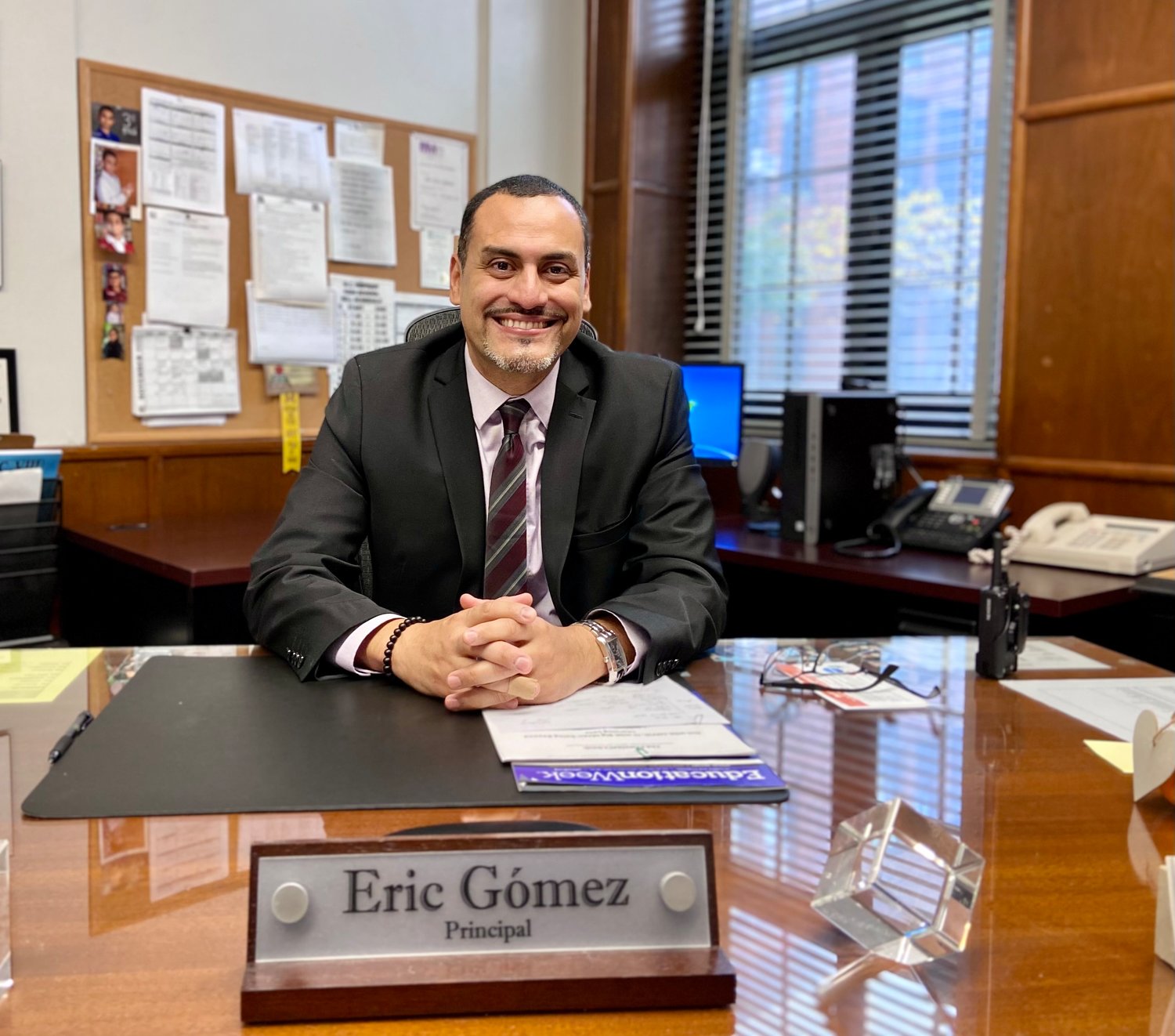 Gomez is excited about his new job as an assistant superintendent in the Bellmore-Merrick Central High School District.