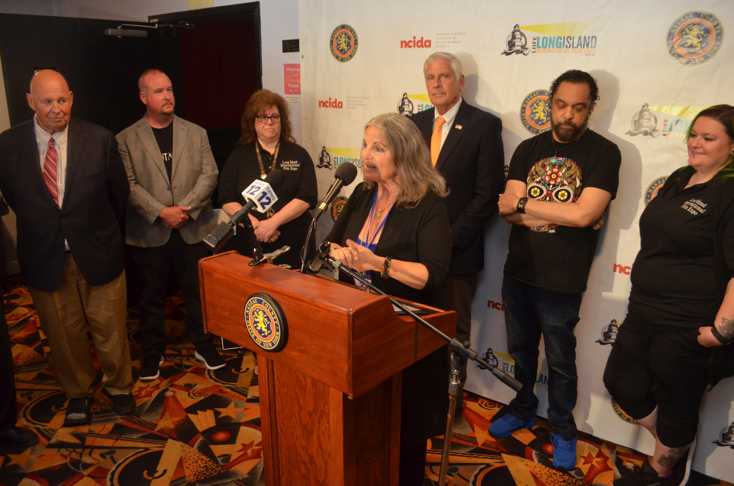 Debra Markowitz, co-creator of the Long Island International Film Expo, said she was thankful for the support the program receives annually from sponsors.