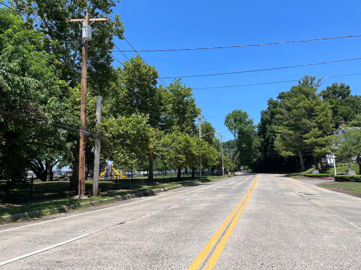 Upgrades to Shore Road will also include improvements to the drainage system, because the road is close to the water and floods frequently during foul weather.