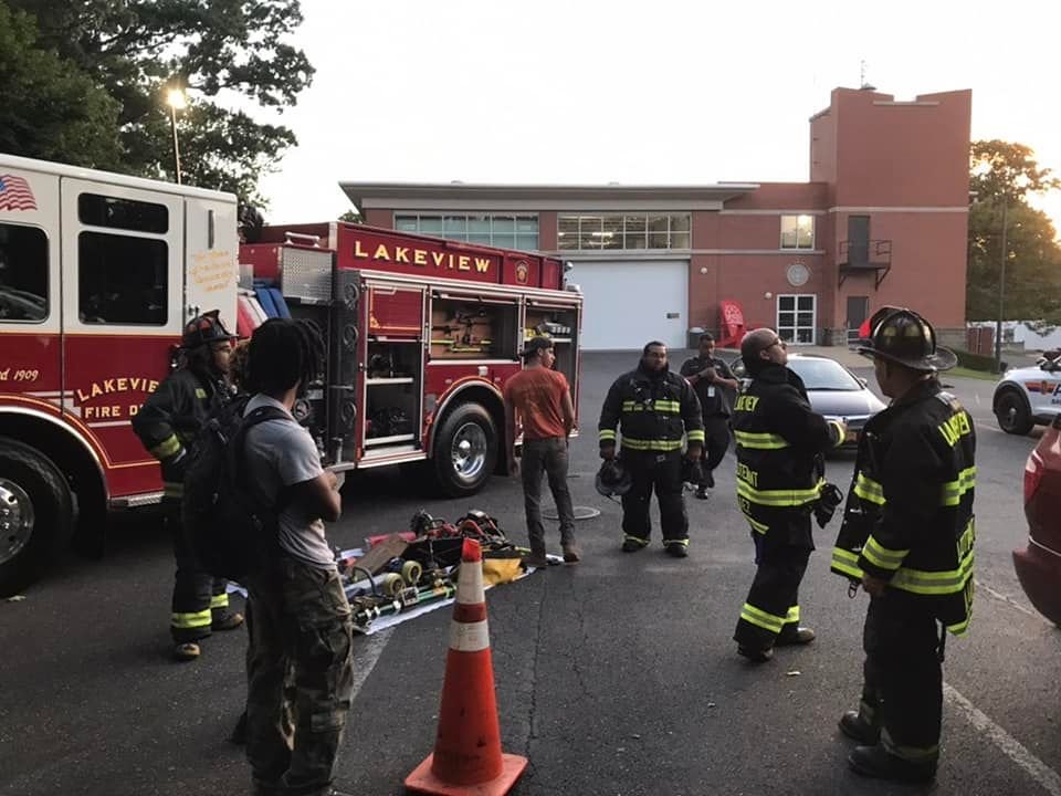 Firefighters can regularly be seen preparing for drills outside their headquarters on Woodfield Road on Wednesday evenings.