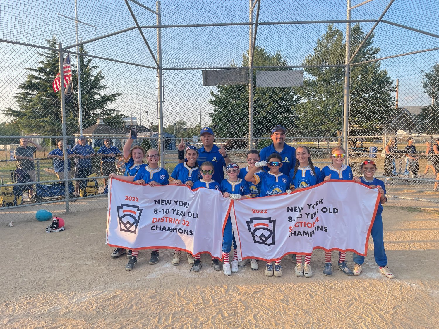 The East Meadow 2022 10U girls’ softball Williamsport team played their hardest, losing only in the semi-finals to a team from Staten Island after being in Rochester since July 19.