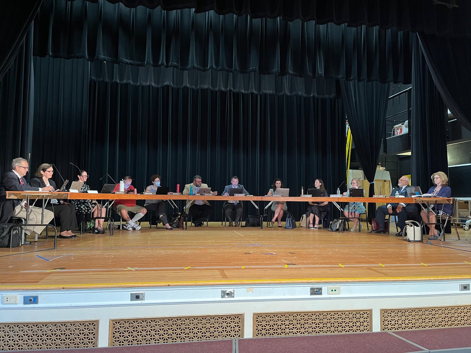 The North Shore School District Board of Education held a special meeting to discuss the raising of the tax levy on Aug. 4.