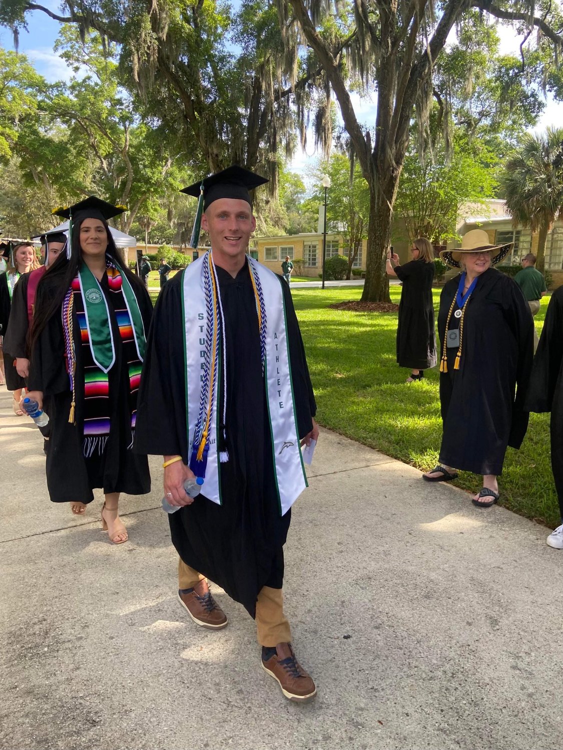 McGuinness never let anything stop him, having graduating from Jacksonville University with a degree in psychology while enrolled in the Naval ROTC.