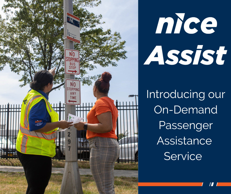 Nassau Inter-County Express Bus introduced a new program — NICE Assist — designed to ease commuting anxiety by offering one-on-one, in-person service by simply scheduling an appointment.