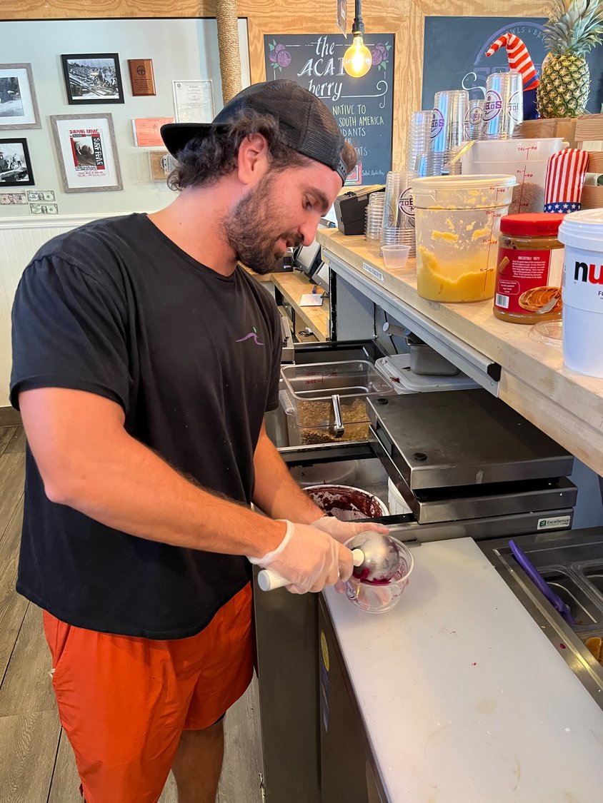 Philip Cesare said that despite the fact that he has owned SoBol for only six months, it’s been a pleasure to see the community flock to the store to escape the summer heat.