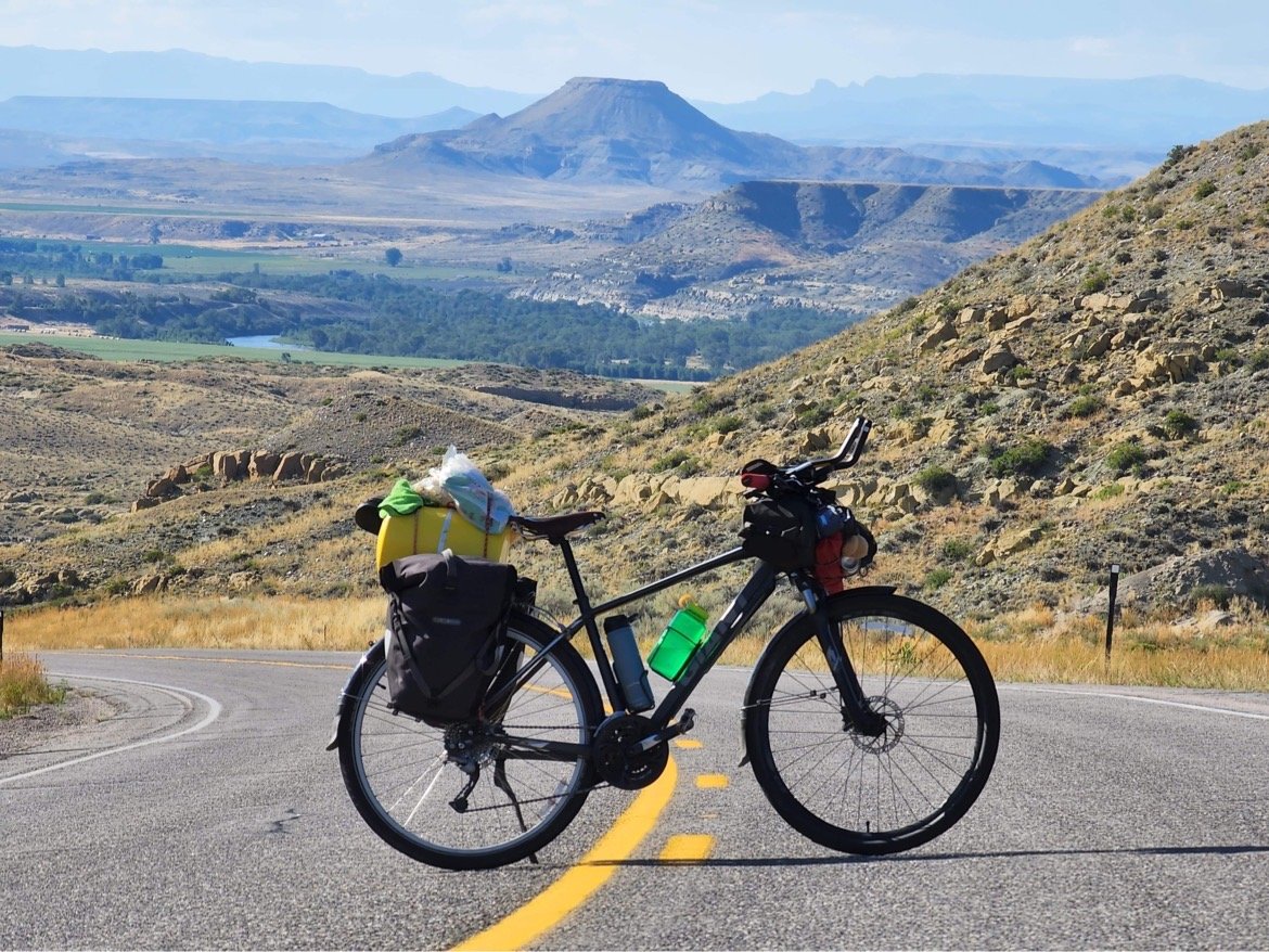 The journey has had Randman biking on all sorts of       terrain — from paved roads, to gravel paths. The scenery, and the kindness of people he’s encountered, have been              extraordinary, he said.