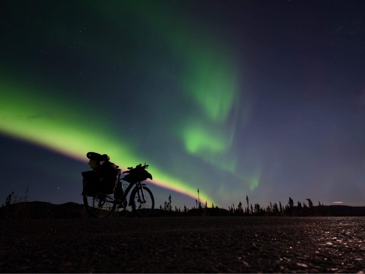 During the northernmost parts of his trip, Randman has been able to see the aurora borealis, otherwise known as the Northern Lights.