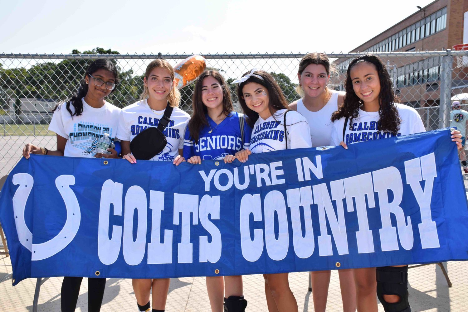 Calhoun’s field and stands were dotted in blue and white, the school’s colors, for the homecoming festivities and game on Sept. 17.