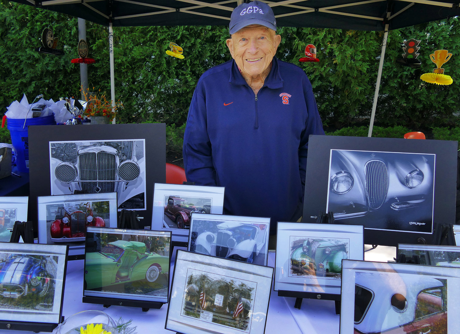 Stanley Mutterperl, a resident living at The Bristal in North Woodmere, has a soft spot for antique cars, having taken dozens of photographs of them during his life.