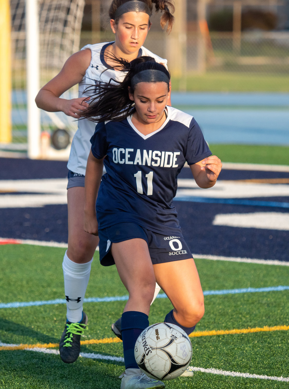 Varsity newcomer Samantha Gemmo has chipped in two goals for the Sailors, who hope for a strong finish after a challenging start.