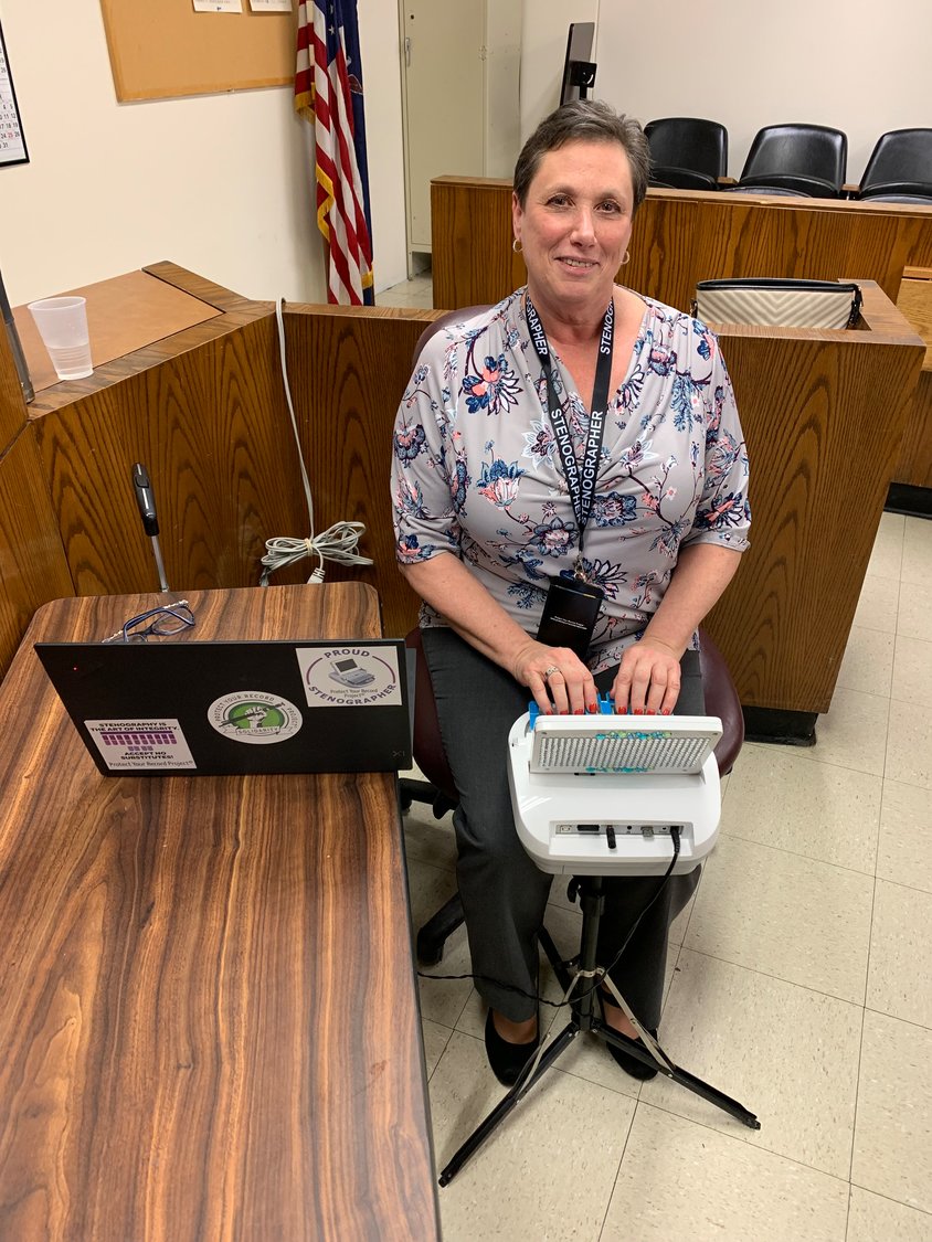 Nancy Silberger, of Lynbrook, highlights the national shortage of court stenographers, and the efforts of programs like Project Steno, which is designed to encourage and recruit students to help meet the increasing demand.