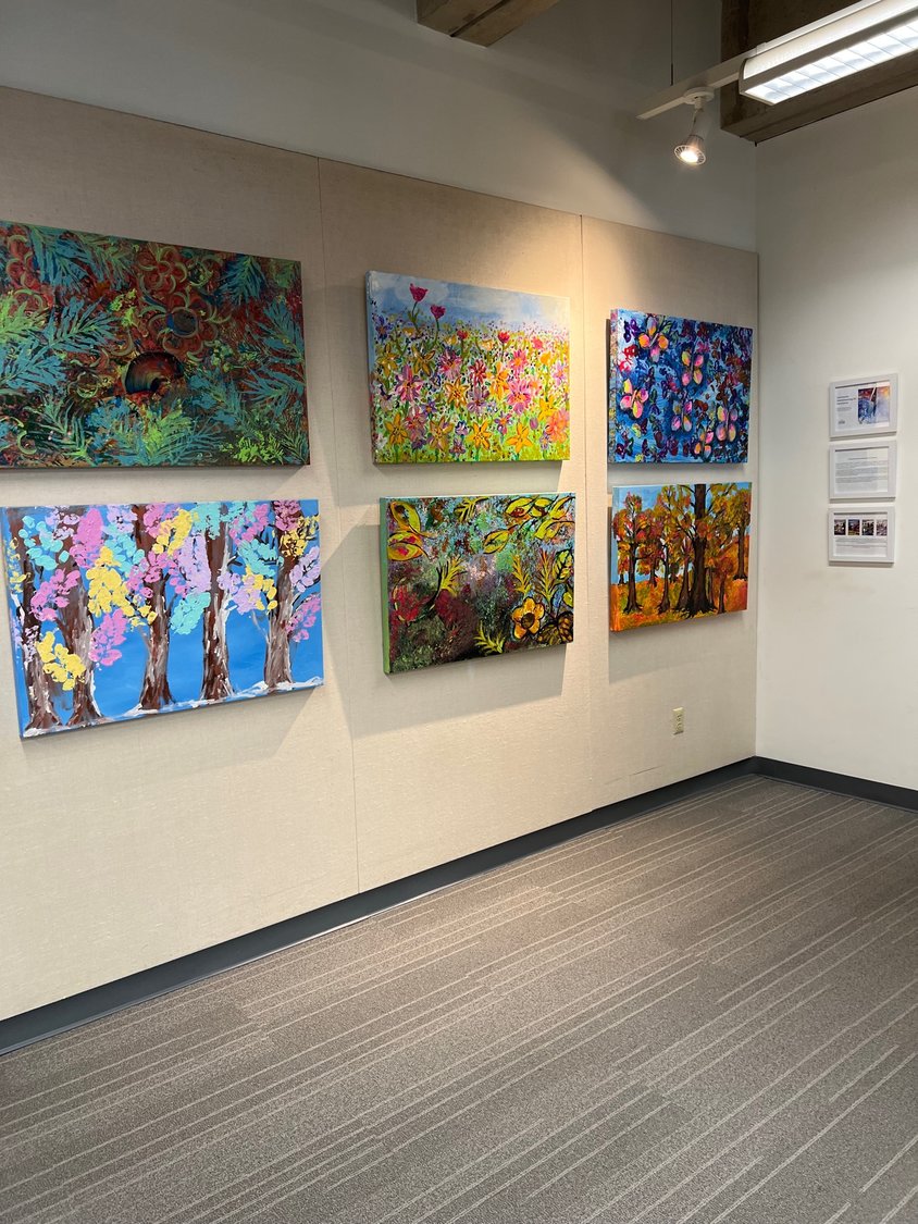 Fifteen of CMA’s houses created art that was displayed at the show. After the art leaves the library, it will head to multiple locations before ending its travels at the house where it was created.